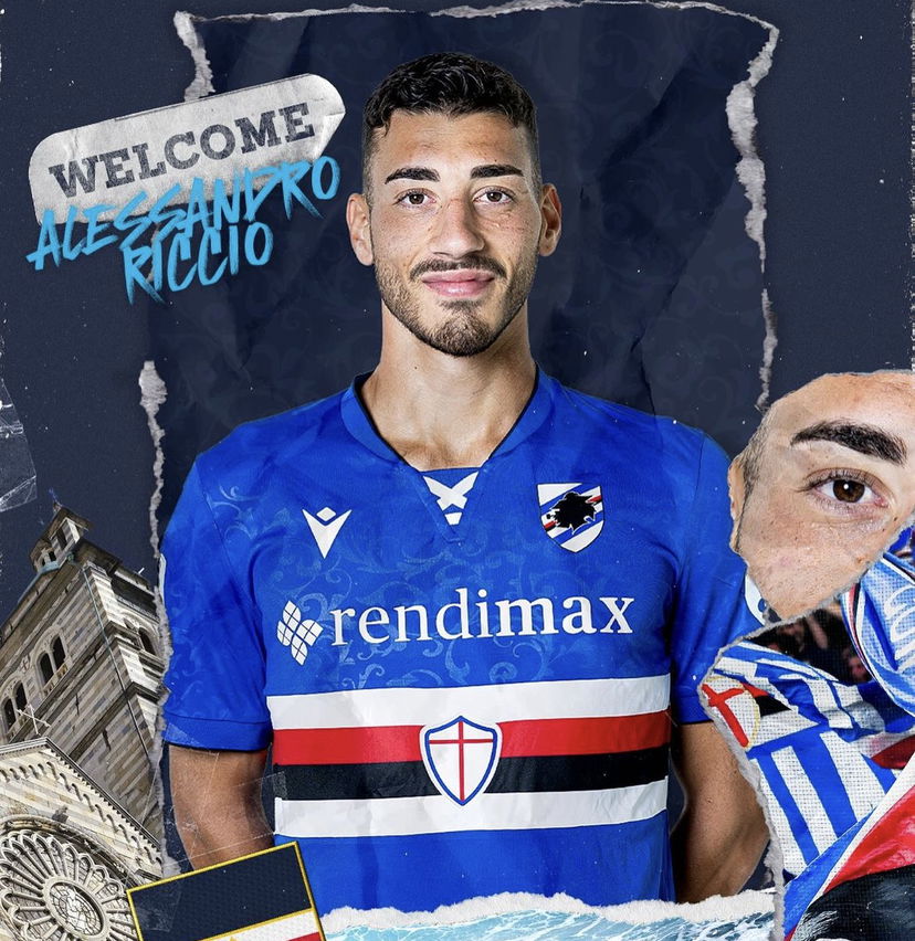Ora è anche ufficiale: Riccio è un nuovo giocatore della Sampdoria preview