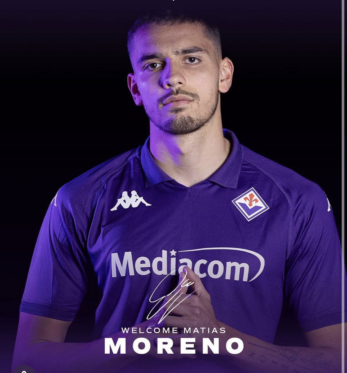 Ora è anche ufficiale: Moreno è un nuovo giocatore della Fiorentina article-post