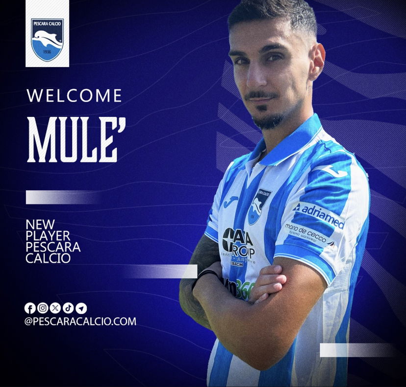 Ufficiale: Erasmo Mulé passa dall’Avellino al Pescara preview