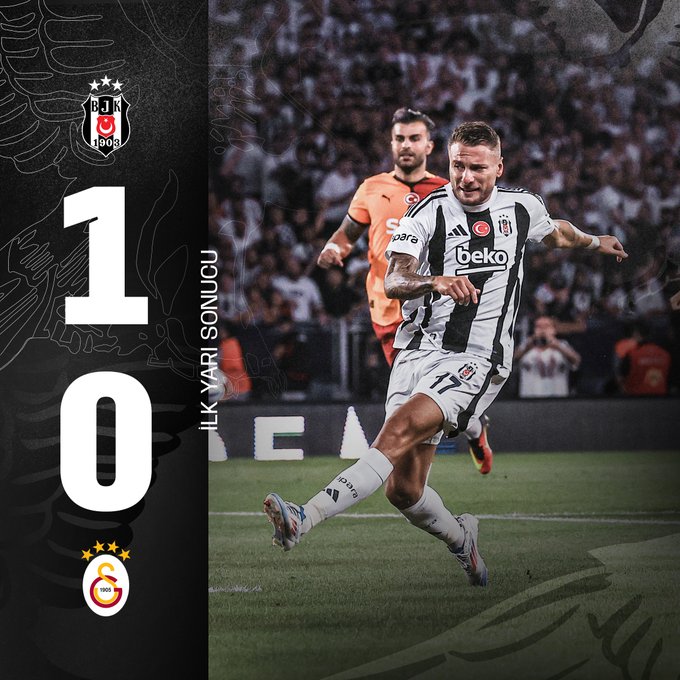 Immobile, esordio super. In gol dopo un minuto col Besiktas, contro il Galatasaray preview