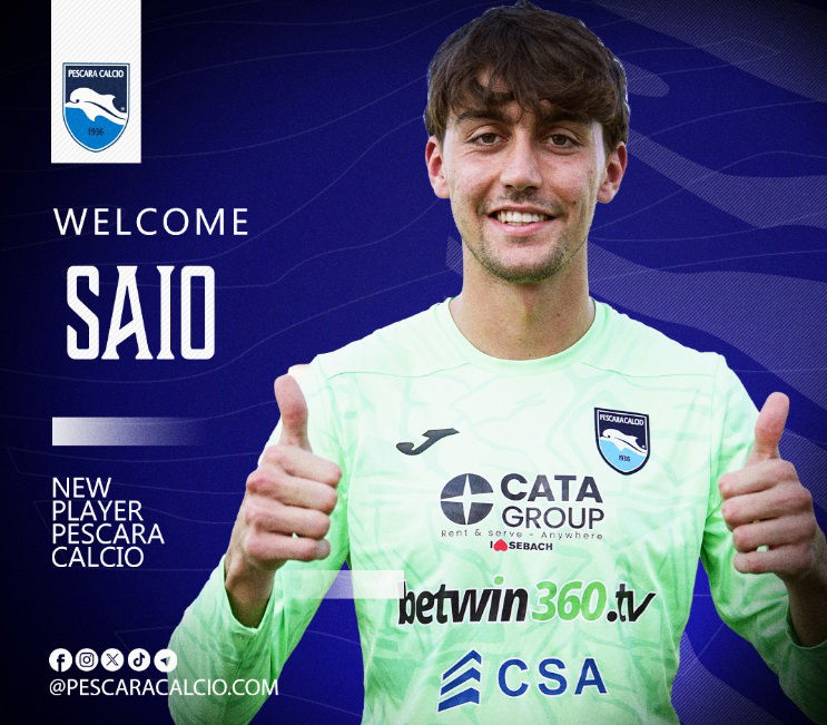 Ufficiale: Pescara, dalla Sampdoria arriva il portiere Saio preview