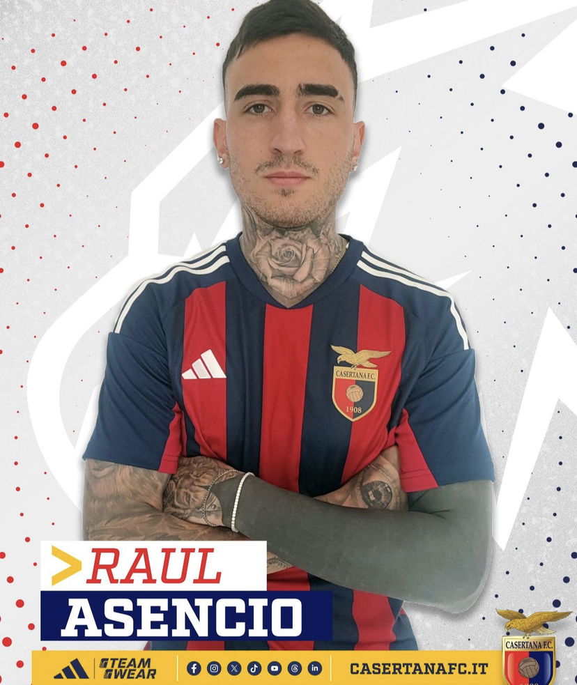 Ufficiale: Raul Asencio è un nuovo giocatore della Casertana preview