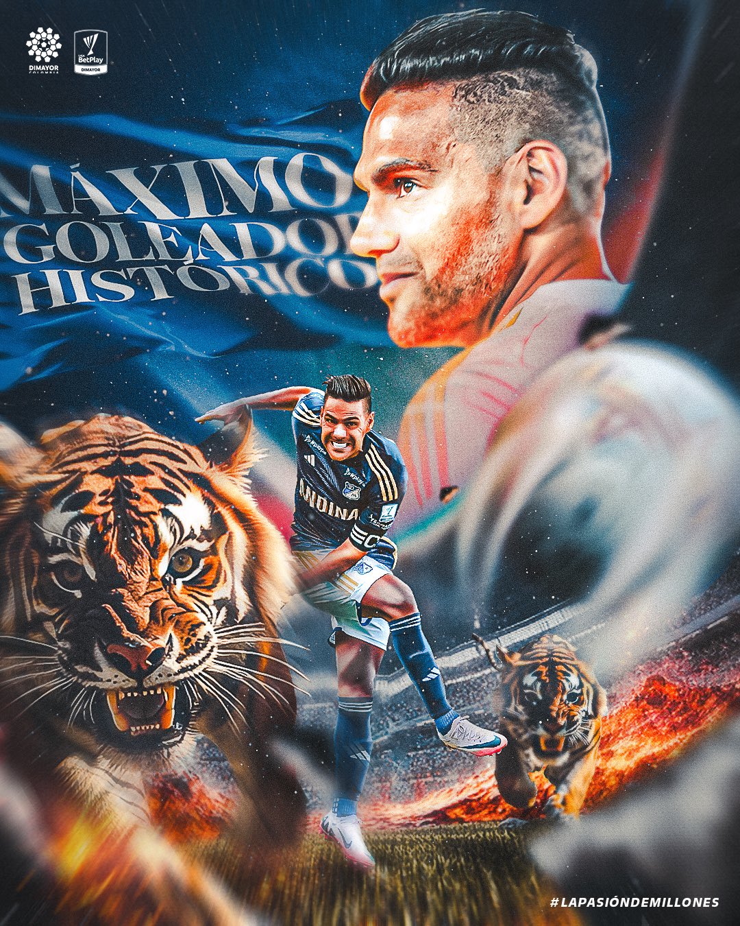 Falcao fa 347 gol in carriera. “La ‘Tigre’ è il più grande marcatore della storia” article-post