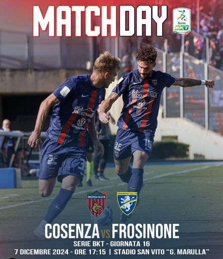 Cosenza-Frosinone, le formazioni ufficiali preview