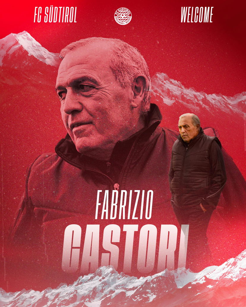 Ora è anche ufficiale: Castori nuovo allenatore del Sudtirol preview
