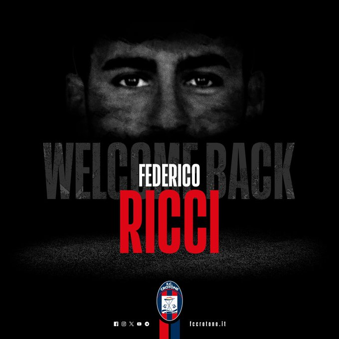 Ufficiale: il Crotone acquista Federico Ricci preview