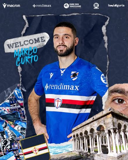 Ufficiale: Curto è un nuovo giocatore della Sampdoria preview