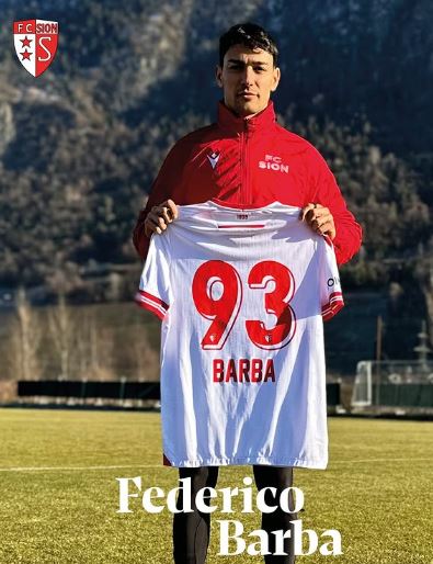 Ora è ufficiale: Barba è un nuovo giocatore del Sion preview