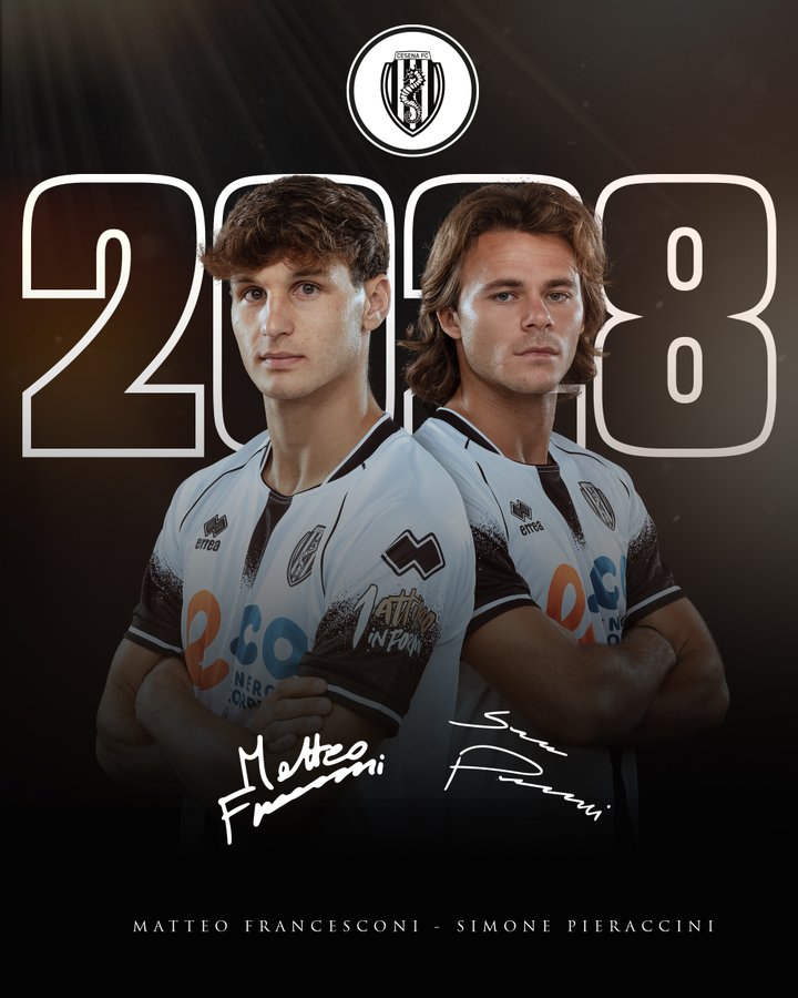 Ufficiale: Francesconi e Pieraccini rinnovano con il Cesena preview