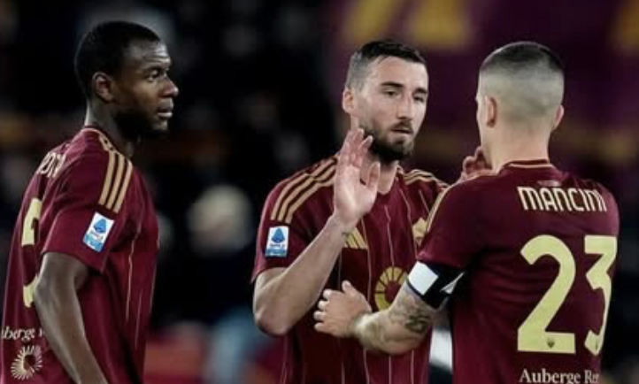 Mancini-Paredes-Cristante, la Roma continua a inseguire un posto in Champions: 3-1 al Milan preview