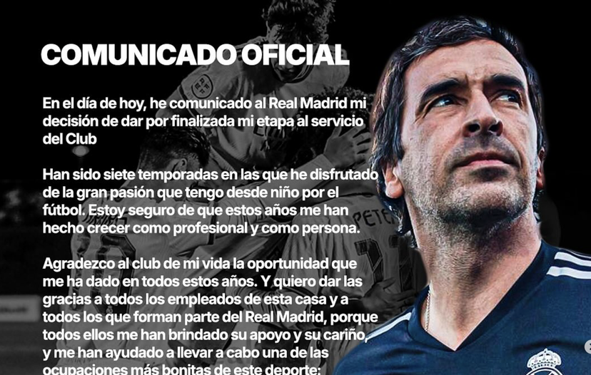 Raul lascia il Real: “Sono convinto che un giorno tornerò a casa” preview