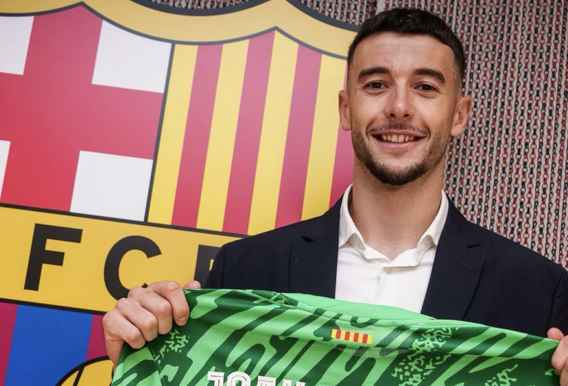 Joan Garcia: “Non vedevo l’ora di arrivare al Barça. Sono qui per crescere e vincere” preview