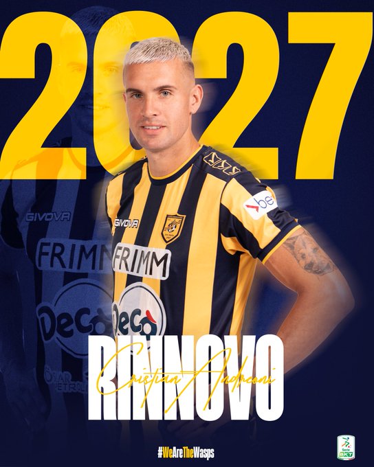 Ufficiale: Juve Stabia, Andreoni rinnova fino al 2027 article-post