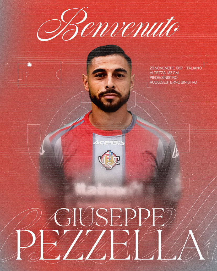 Ora è anche ufficiale: Pezzella nuovo giocatore della Cremonese preview