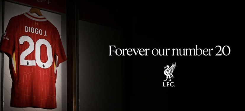 Ufficiale: il Liverpool ha ritirato la maglia numero 20 di Diogo Jota preview