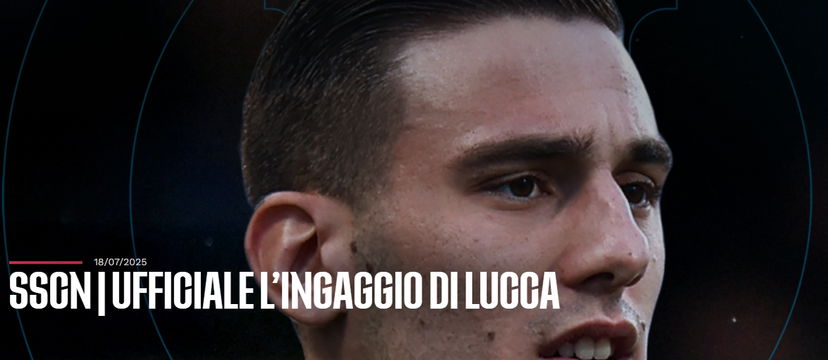 Ora è ufficiale: Lorenzo Lucca nuovo attaccante del Napoli preview