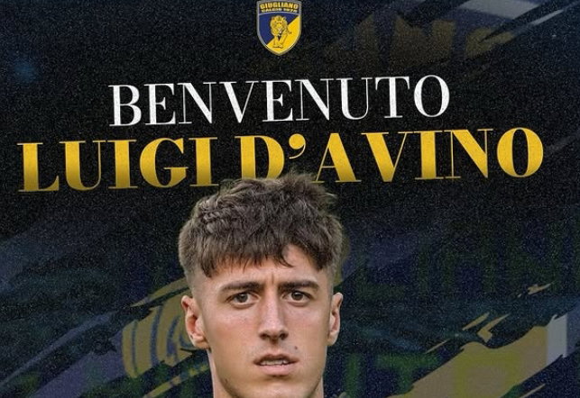 Ufficiale: D’Avino è un nuovo giocatore del Giugliano. Arriva in prestito dal Napoli preview