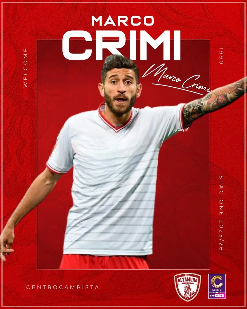 Ora è ufficiale: Crimi nuovo giocatore del Team Altamura preview