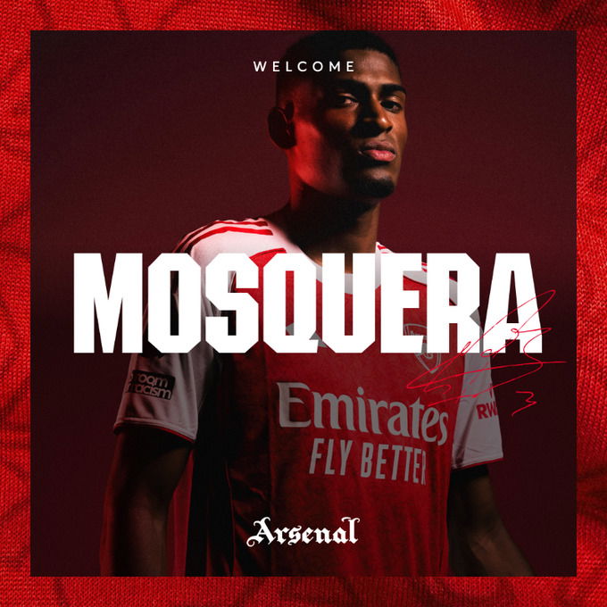 Mosquera si presenta: “L’Arsenal è l’opportunità più importante della mia carriera” preview