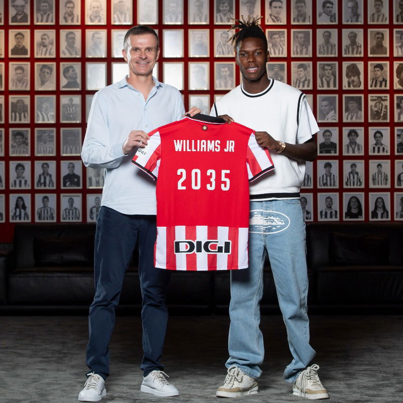 Ufficiale: Nico Williams rinnova con l’Athletic Bilbao fino al 2035 preview