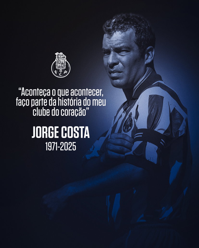 Morte Jorge Costa, il cordoglio della Federcalcio portoghese preview