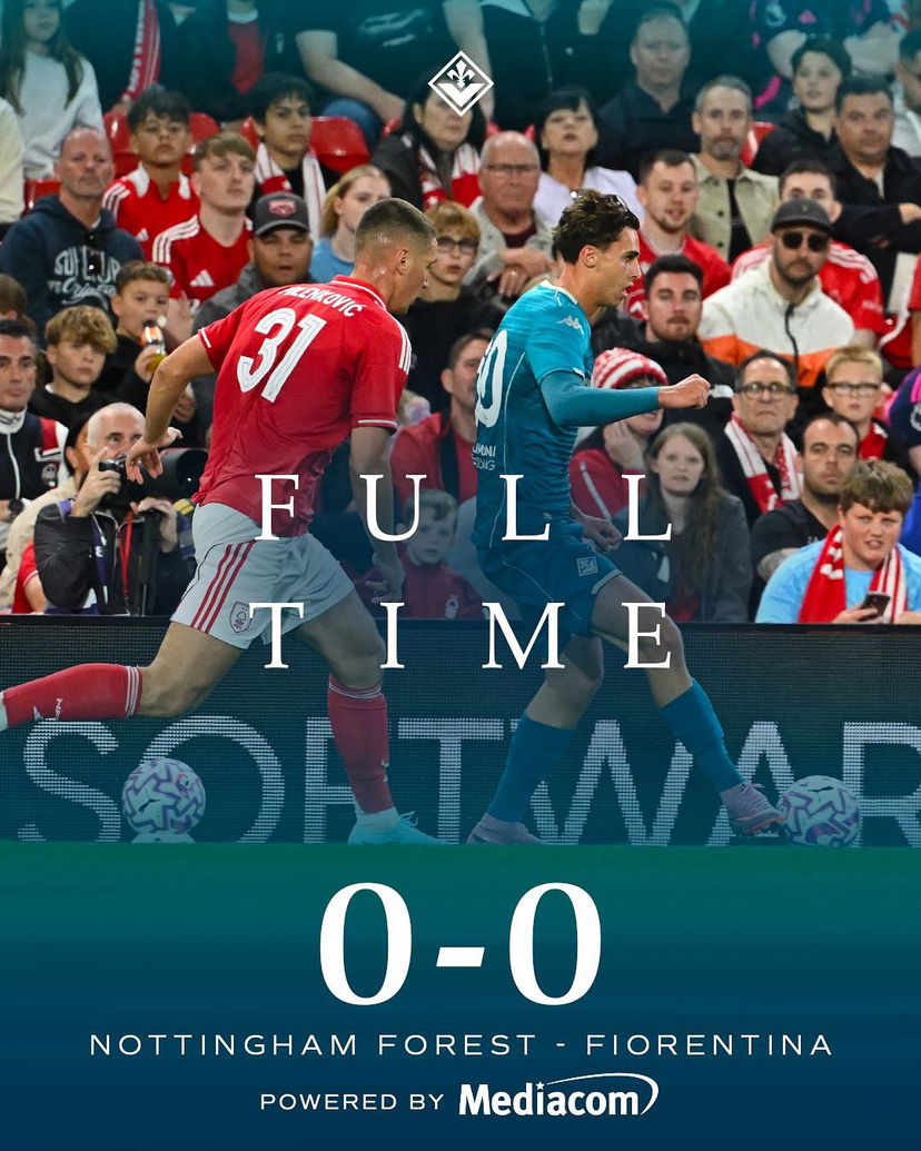Nottingham Forest-Fiorentina 0-0: buona prova dei viola. La traversa salva gli inglesi preview
