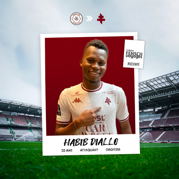 Ufficiale: Habib Diallo è un nuovo giocatore del Metz preview