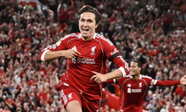 Liverpool-Bournemouth 4-2: Chiesa entra e regala la vittoria a Slot article-post