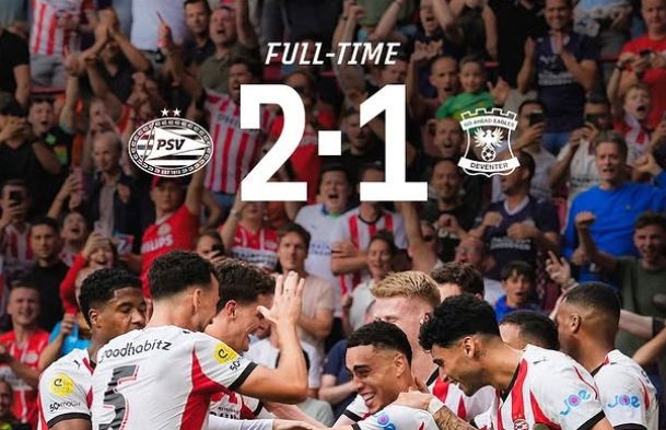 Il PSV rimonta il Go Ahead Eagles e si aggiudica la Supercoppa d’Olanda article-post