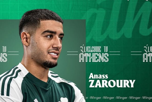 Ufficiale: Zaraoury è un nuovo giocatore del Panathinaikos. Arriva dal Lens preview