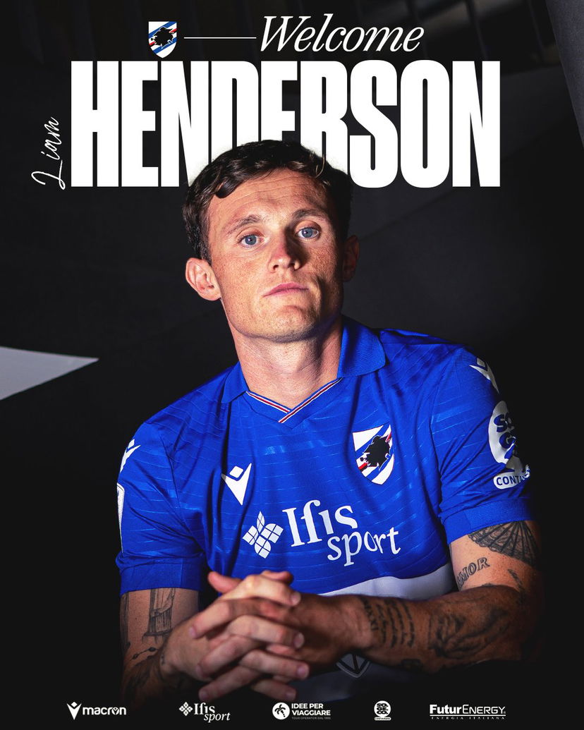 Ufficiale: Sampdoria, a centrocampo arriva Henderson preview