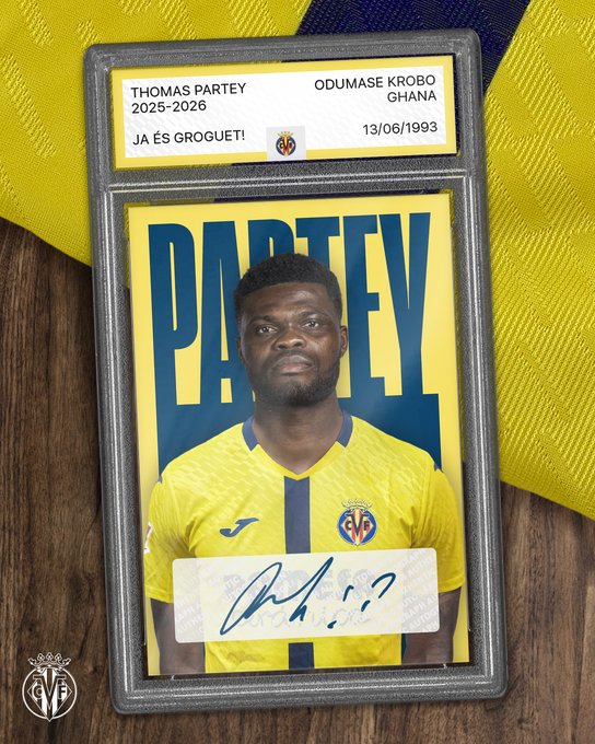 Ufficiale: Villarreal, arriva l’esperto Partey preview