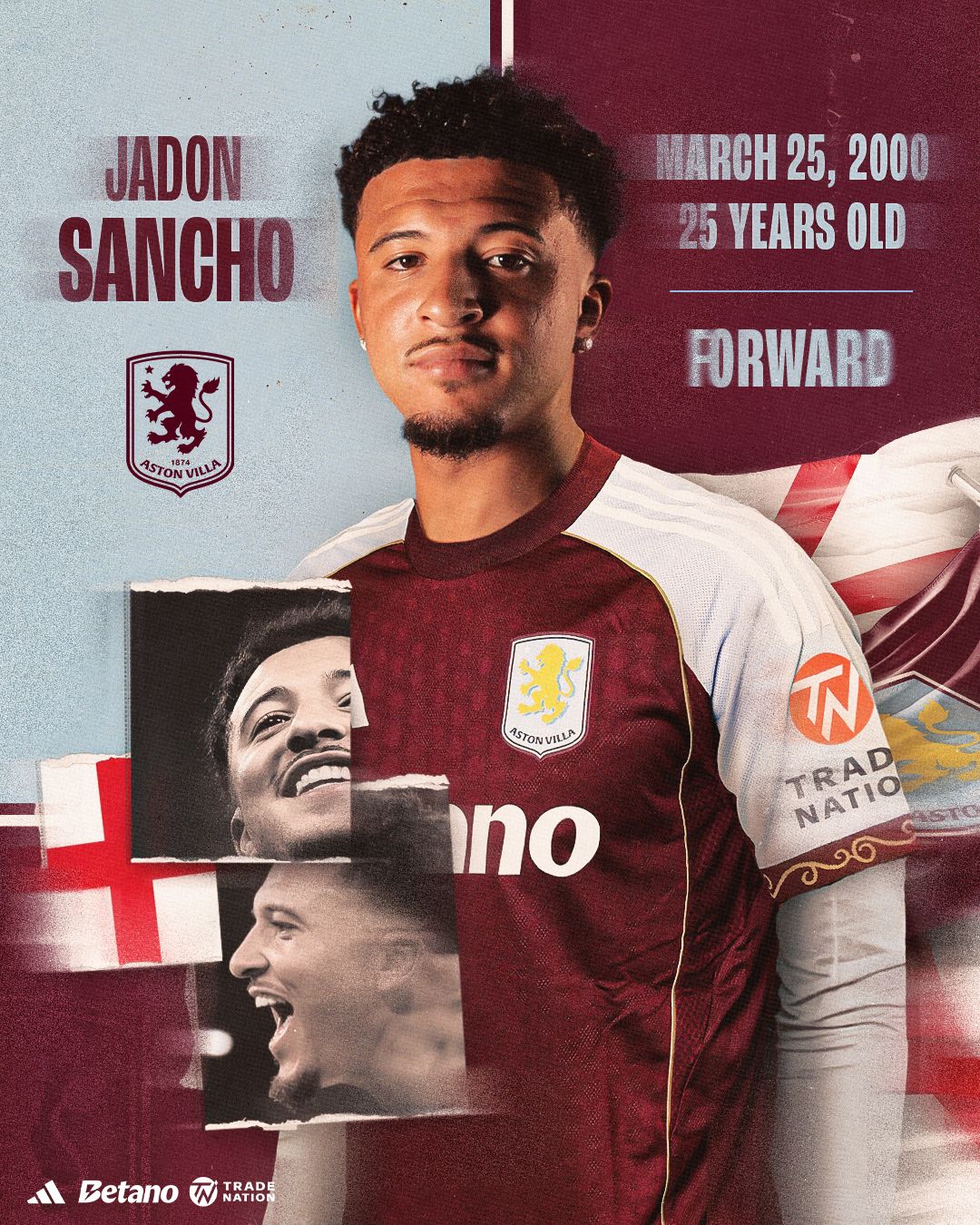 Ufficiale: Sancho riparte dall’Aston Villa article-post
