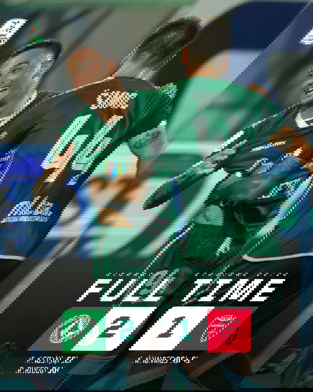 Serie B, prima sconfitta per il Monza: colpo dell’Avellino (2-1) article-post