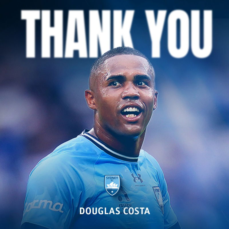 Ufficiale: il Sydney FC rescinde il contratto di Douglas Costa preview