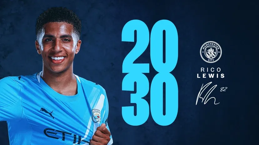 Il Manchester City annuncia il rinnovo di Rico Lewis fino al 2030 preview