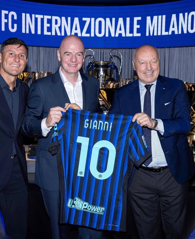 Infantino fa visita all’Inter: il messaggio del presidente della FIFA preview