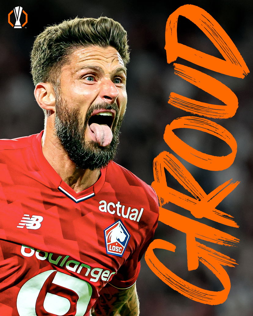 Europa League, eterno Giroud: entra e all’80’ regala la vittoria al Lille contro il Brann preview