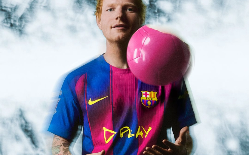 Barcellona, maglia speciale per il Clasico: ci sarà il logo di Ed Sheeran preview