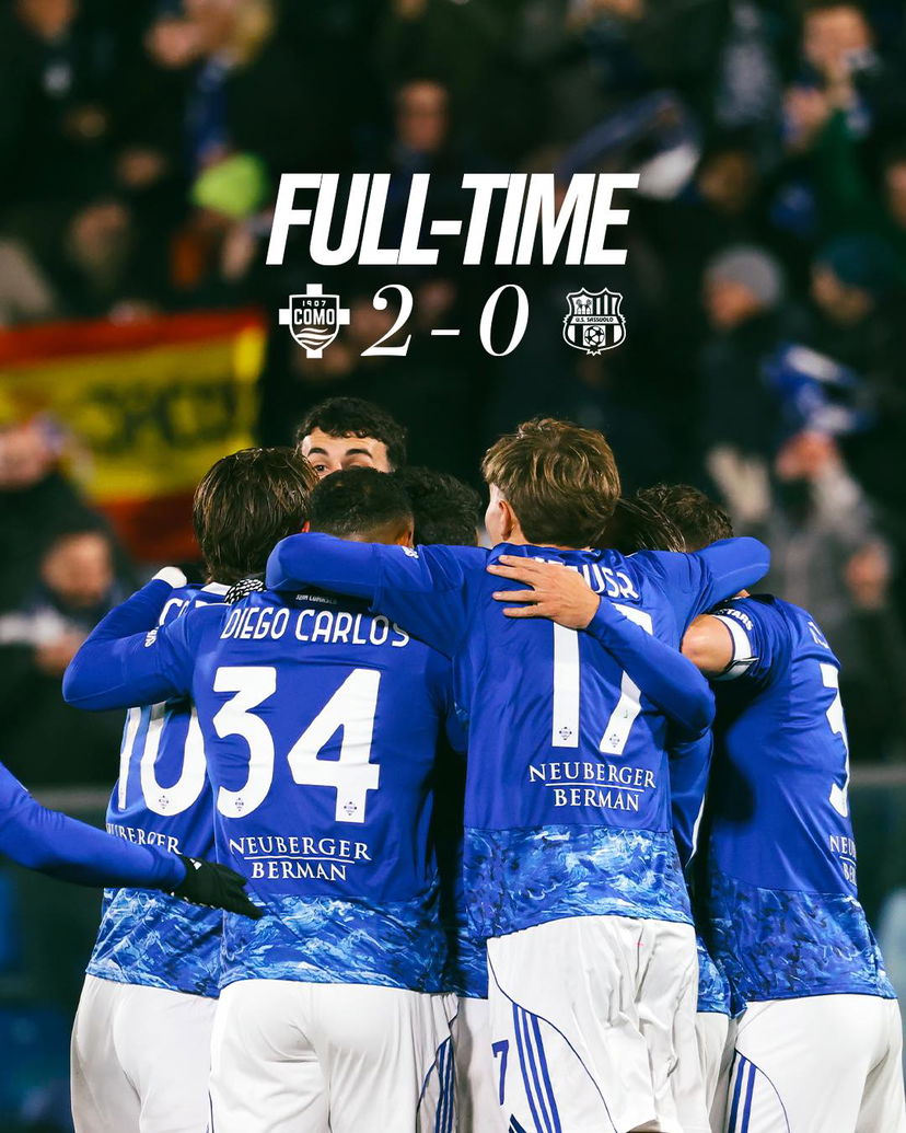 Il Como vola: 2-0 al Sassuolo e quarto posto con Bologna e Inter preview