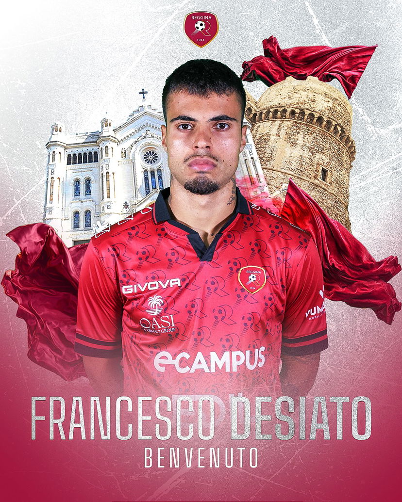 Ora è ufficiale: Desiato è un giocatore della Reggina preview