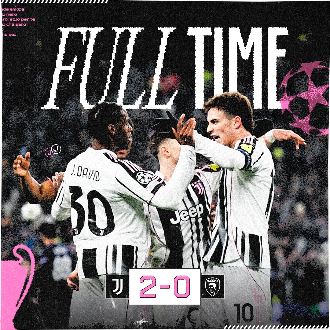 McKennie e David, la Juve fatica ma batte 2-0 il Pafos. Rios e Barreiro stendono il Napoli: 2-0 Benfica article-post