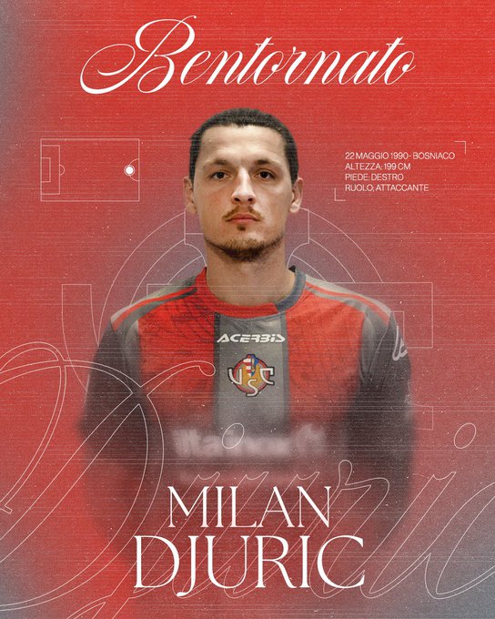 Djuric: “Sono emozionato di essere tornato e voglio dare il mio contributo per raggiungere il nostro obiettivo” preview