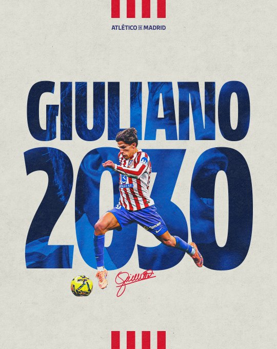 Ufficiale: Giuliano Simeone rinnova con l’Atletico Madrid fino al 2030 preview