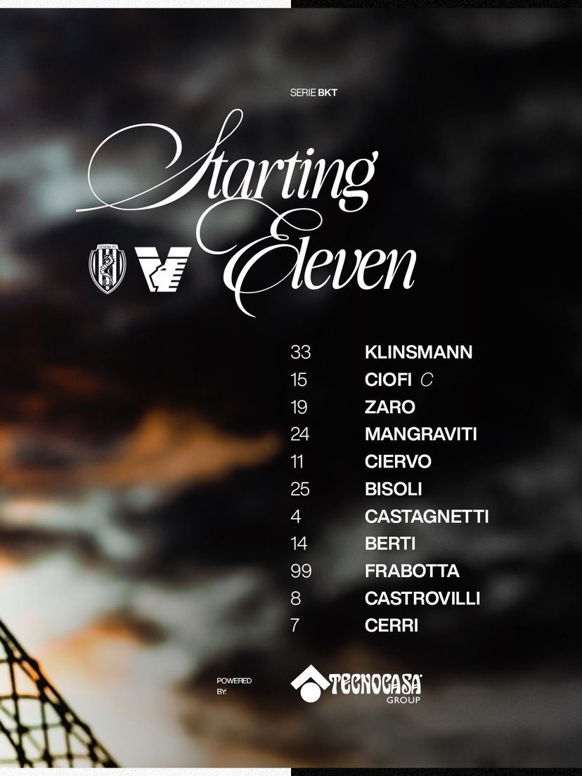 Cesena-Venezia, le formazioni ufficiali preview