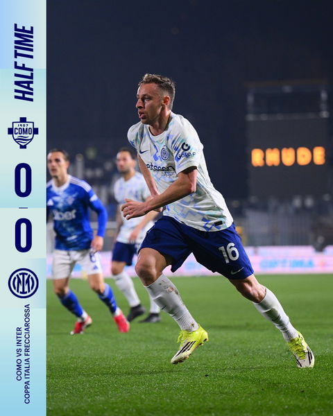 Tre occasioni per Vojvoda, ma il Como non sfonda: 0-0 con l’Inter dopo i primi 45′ preview