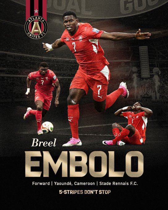 Ufficiale: Embolo all’Atlanta United FC preview
