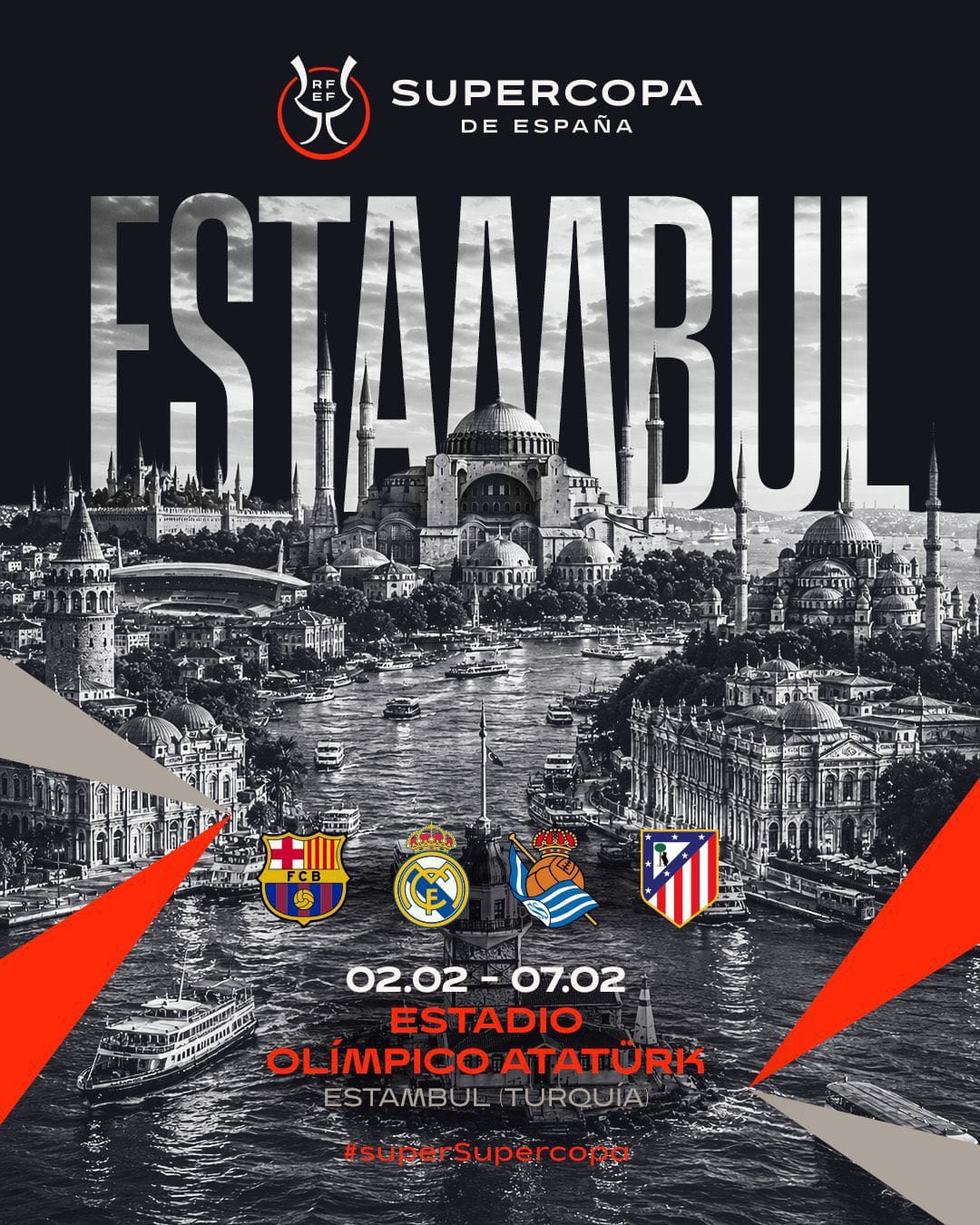 Ufficiale: la Supercoppa spagnola del 2027 si disputerà a Istanbul article-post