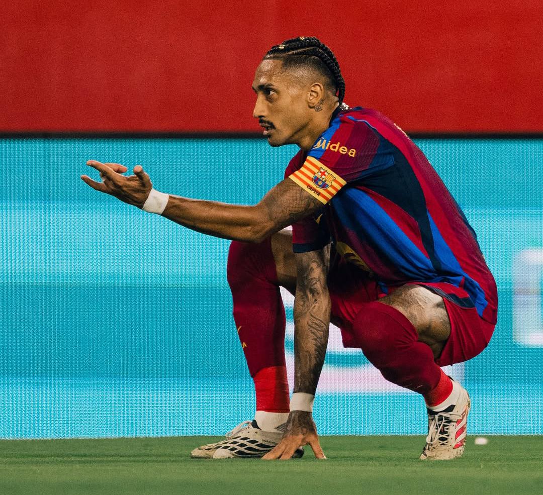 Barcellona: Raphinha salterà la sfida contro il Getafe ed è in dubbio per la Champions article-post