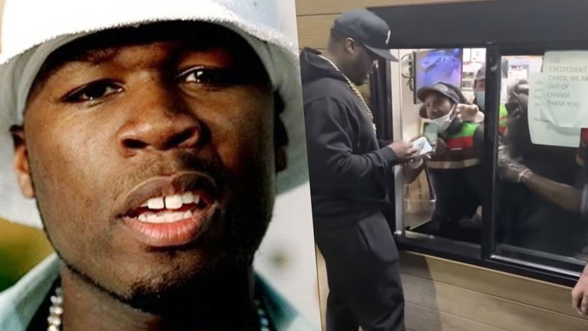 50 Cent va in un Burger King e regala soldi a tutti (30.000$) article-post